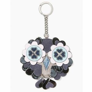 Kate spade owl keychain / bag charm